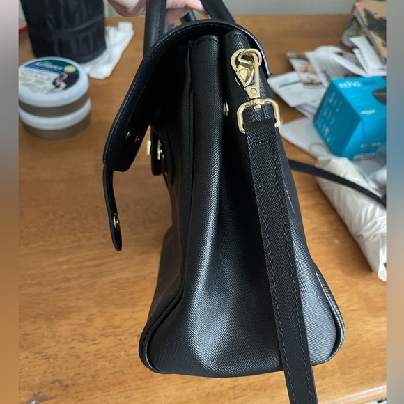 Andrea Cardone Made In Italy Leather Satchel - Picture 3 of 12